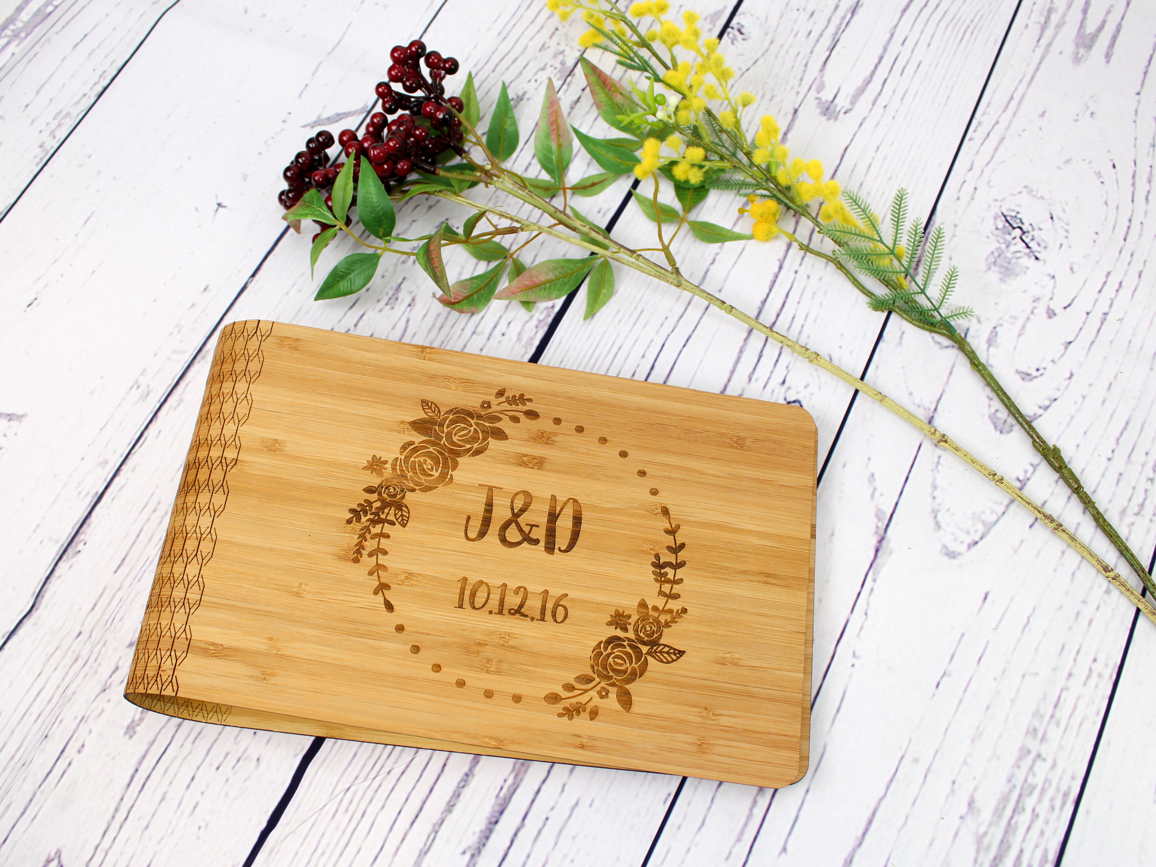 Bamboo Guestbook Buy Online Foote and Flame