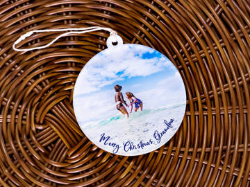 Picture of Photo Print Christmas Bauble