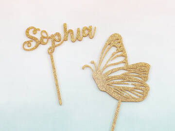 Picture of Butterfly 2 Separate Cake Topper