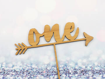 Picture of Arrow Number Cake Topper