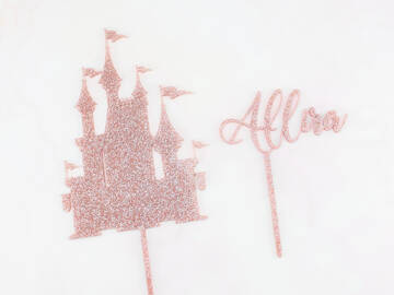 Picture of Princess Castle Separate Cake Topper