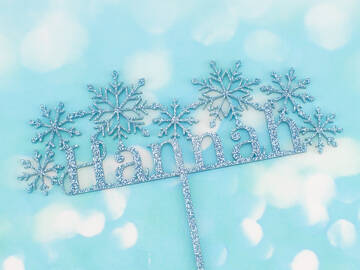 Picture of Snowflake Cake Topper