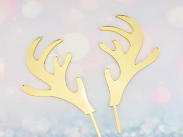 Picture of Reindeer Antlers Cake Topper Set