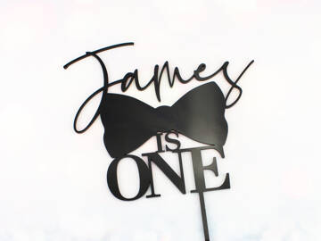Picture of Bow Tie Cake Topper
