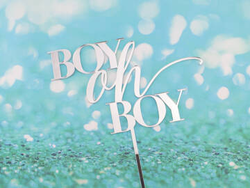 Picture of Boy Oh Boy Cake Topper