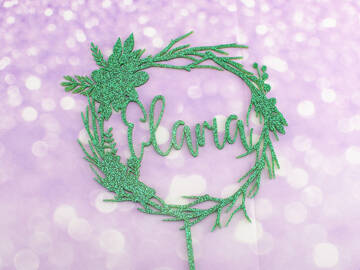 Picture of Branch Wreath Cake Topper