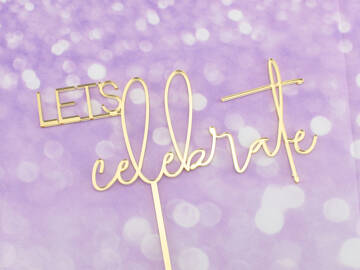 Picture of Let's Celebrate Cake Topper