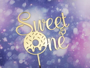 Picture of Sweet One Cake Topper