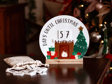 Picture of Christmas Countdown Sign