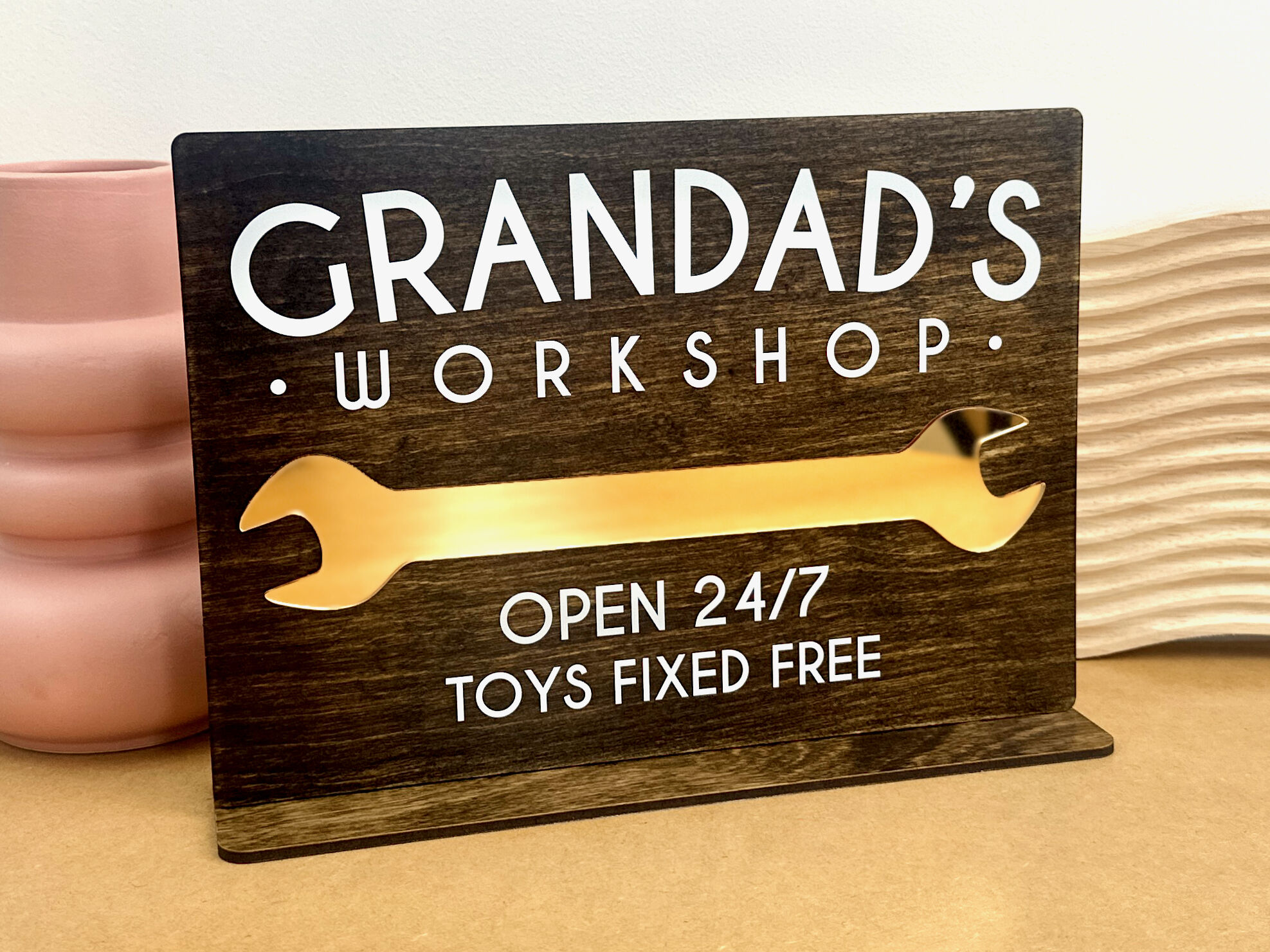 Daddy's Workshop Room Sign | Buy Online Foote and Flame