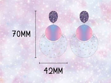 Picture of Wholesale Starry Circles Earring Components
