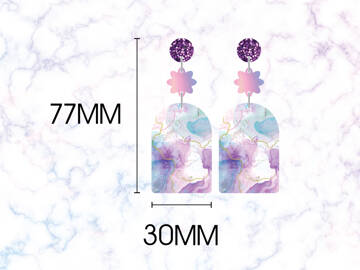 Picture of Wholesale Marble Arch Earring Components