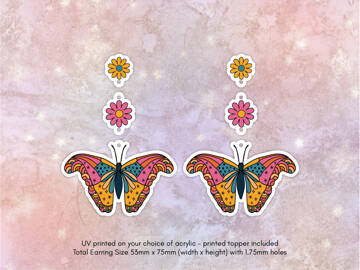 Picture of Wholesale Retro Butterfly Earring Components