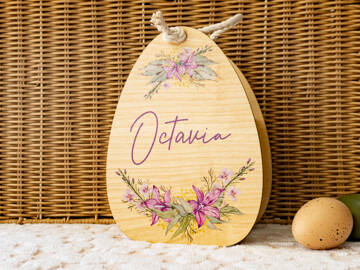 Picture of Easter Egg Basket - Floral