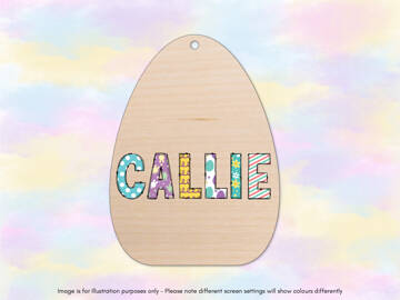 Picture of Easter Egg Basket - Easter Font