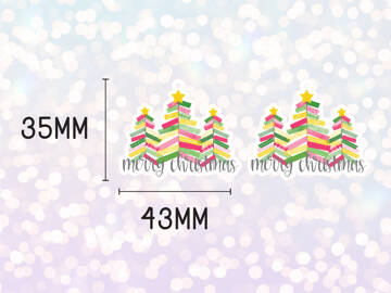 Picture of Wholesale Merry Christmas Earring Components