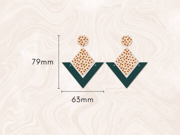 Picture of Wholesale Wood Diamond Earring Components