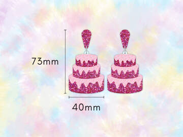 Picture of Wholesale 3 Tier Cake Earring Components