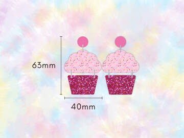 Picture of Wholesale Cup Cake Earring Components
