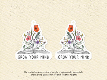 Picture of Wholesale Grow your Mind Floral Earring Components
