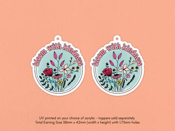 Picture of Wholesale Bloom with Kindness Earring Components