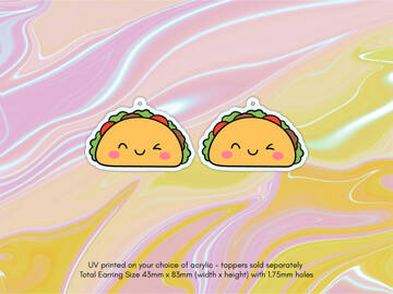 Picture of Wholesale Taco Bout Cute Earring Components