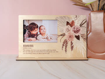 Picture of Mum Floral Photo Frame