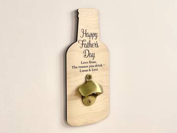 Picture of Personalised Wall Mounted Bottle Opener