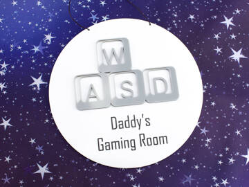 Picture of Daddy's Gaming Room - Computer Gaming Room Sign
