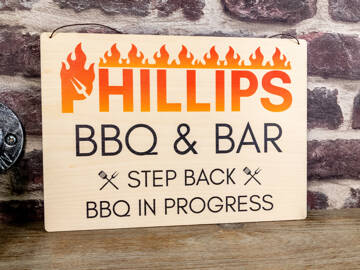 Picture of Your BBQ & Bar Room Sign