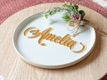 Picture of Wedding Plate Placecard