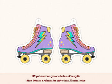 Picture of Wholesale 90's Skates Earring Components